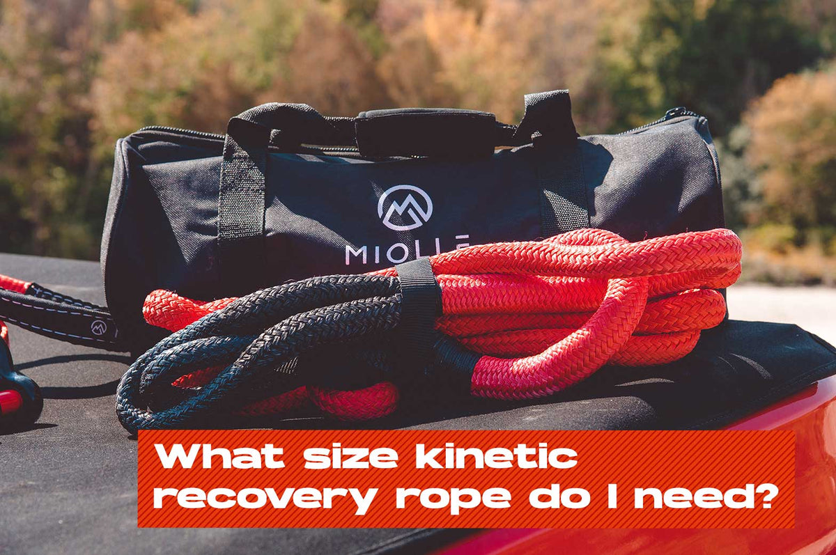 What size recovery rope do I need? Miolle