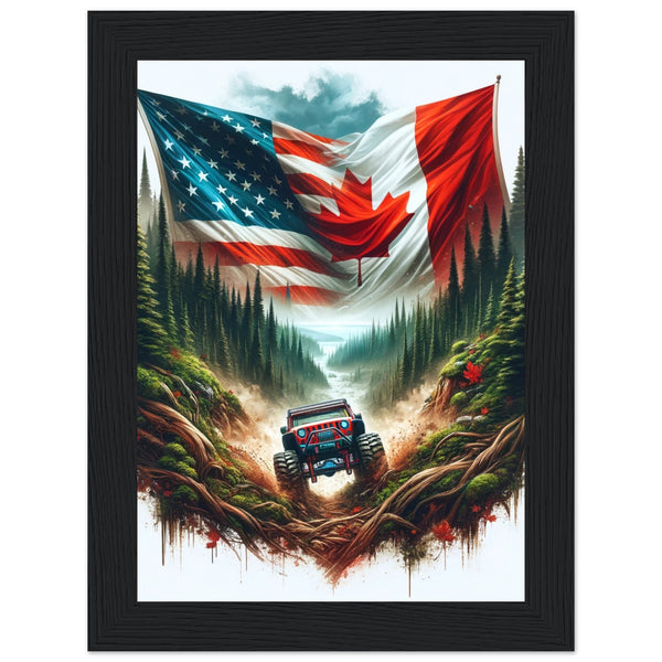 Miolle Premium Matte Paper Wooden Framed Poster