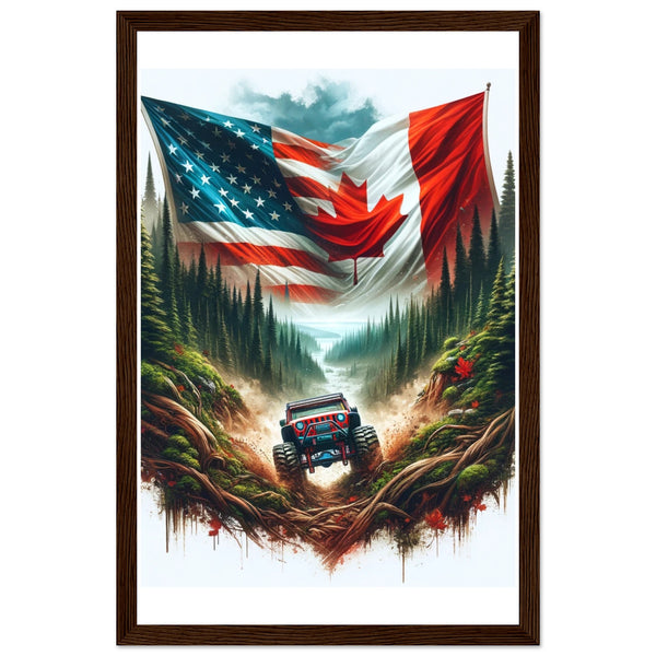 Miolle Premium Matte Paper Wooden Framed Poster