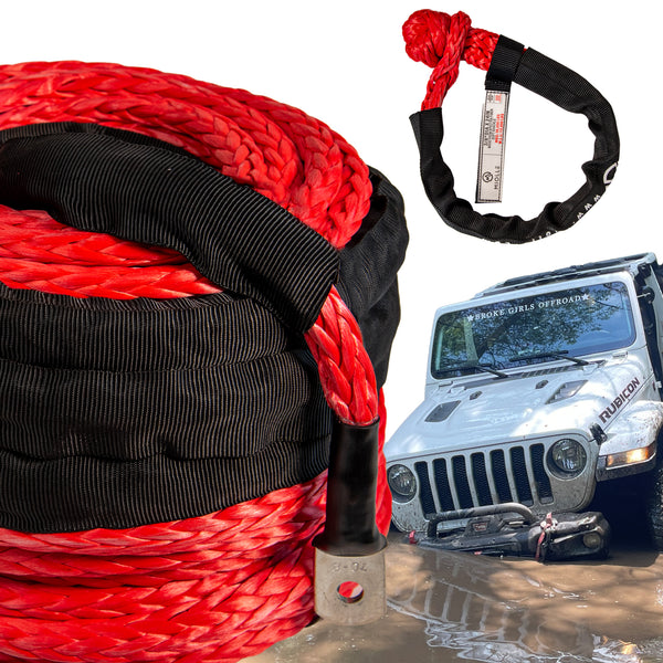 Synthetic Winch Rope 3/8" x90